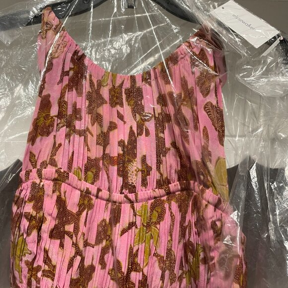 ElyseWalker Pink Floral Evening Dress Size M NWT - Picture 3 of 4